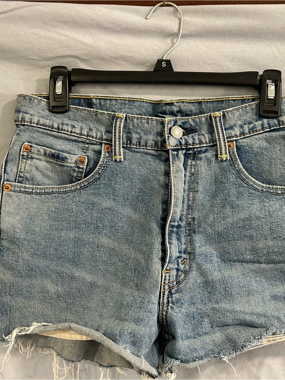 Levi's Light Blue Women's Denim Cutoff Shorts